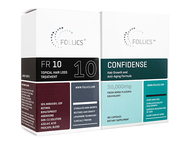 フォリックス FR10ローション60ml & コンフィデンス180錠 各1本セット