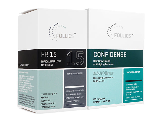 フォリックス FR15ローション60ml & コンフィデンス180錠 各1本セット