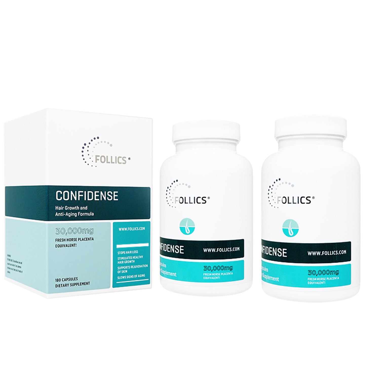 フォリックス コンフィデンス 30000mg 180錠 2本