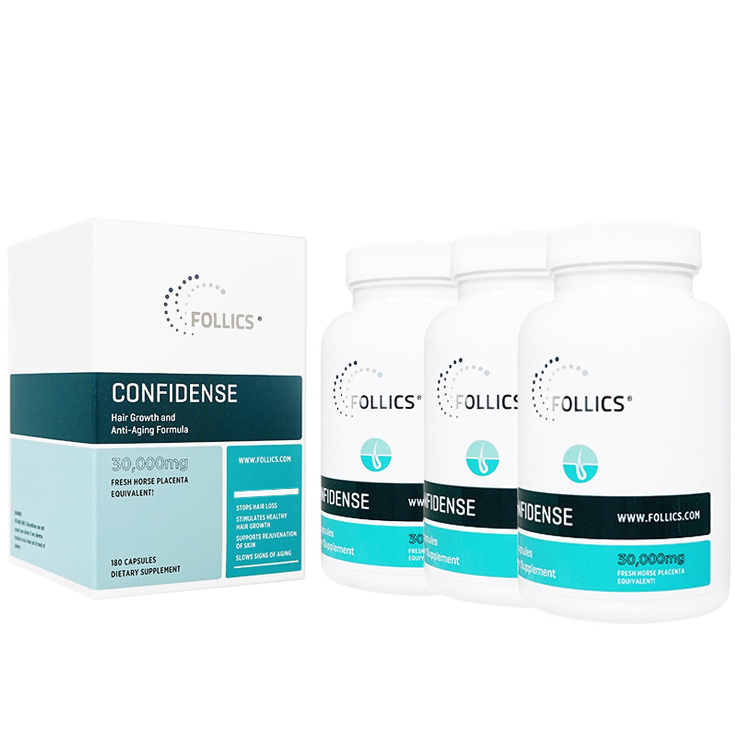 フォリックス コンフィデンス 30000mg 180錠 3本