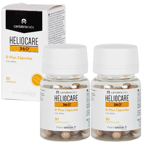 Heliocare ヘリオケア 360 Dプラス 30錠 2本 日焼け止め カプセル サプリメント