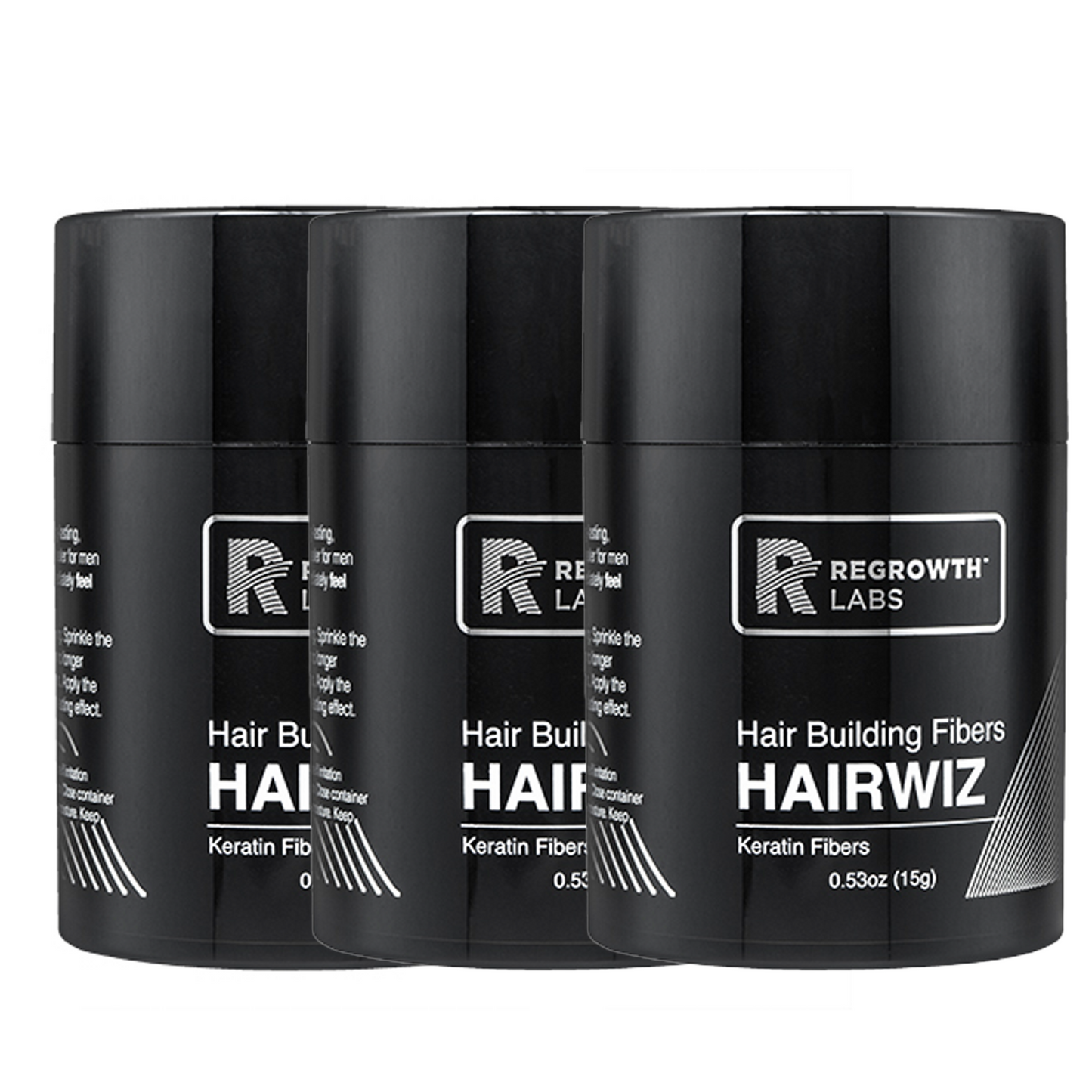 リグロースラボ ヘアウィズ ヘアビルディングファイバー (ダークブラウン) 15g 3本