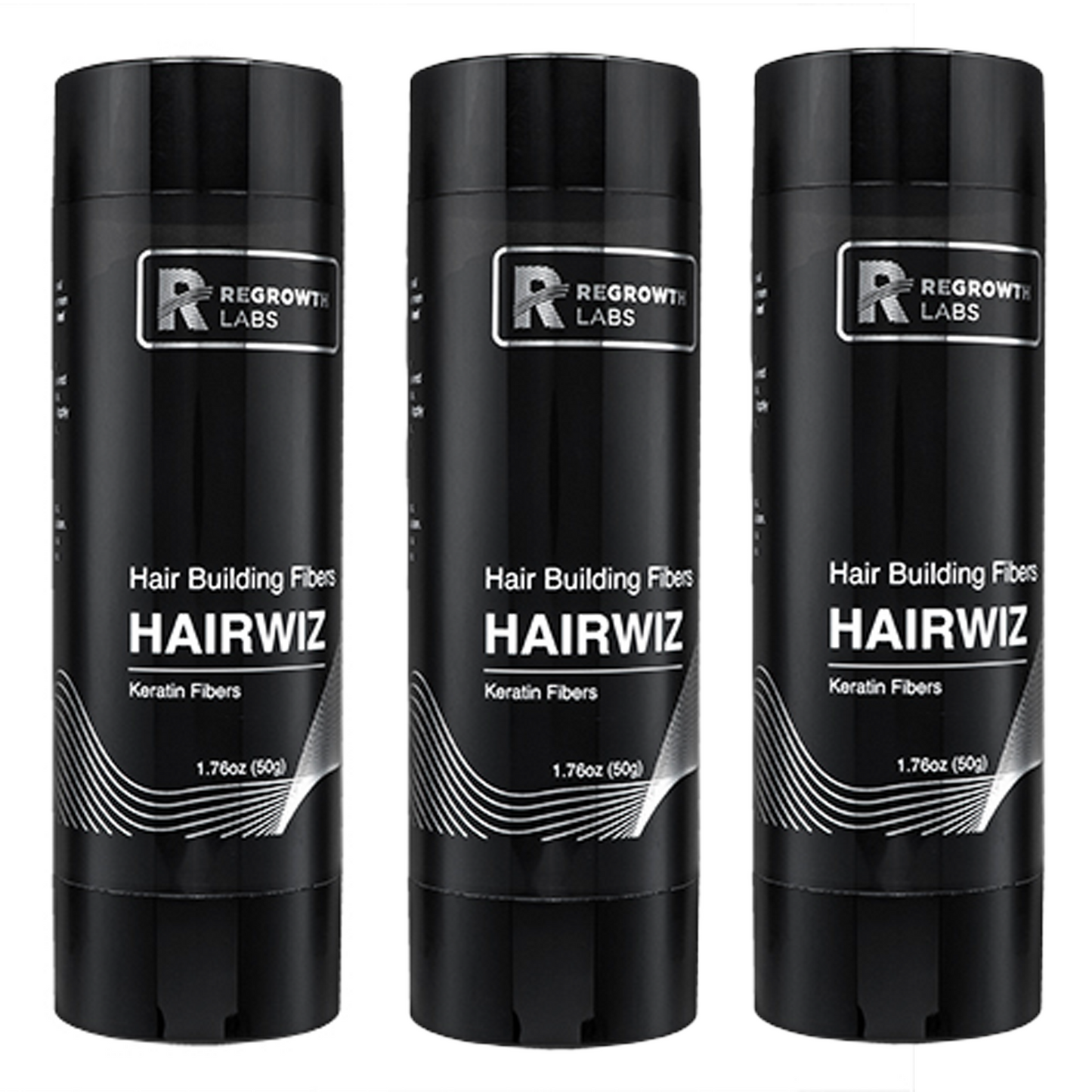 リグロースラボ ヘアウィズ ヘアビルディングファイバー (ナチュラルブラック) 50g 3本