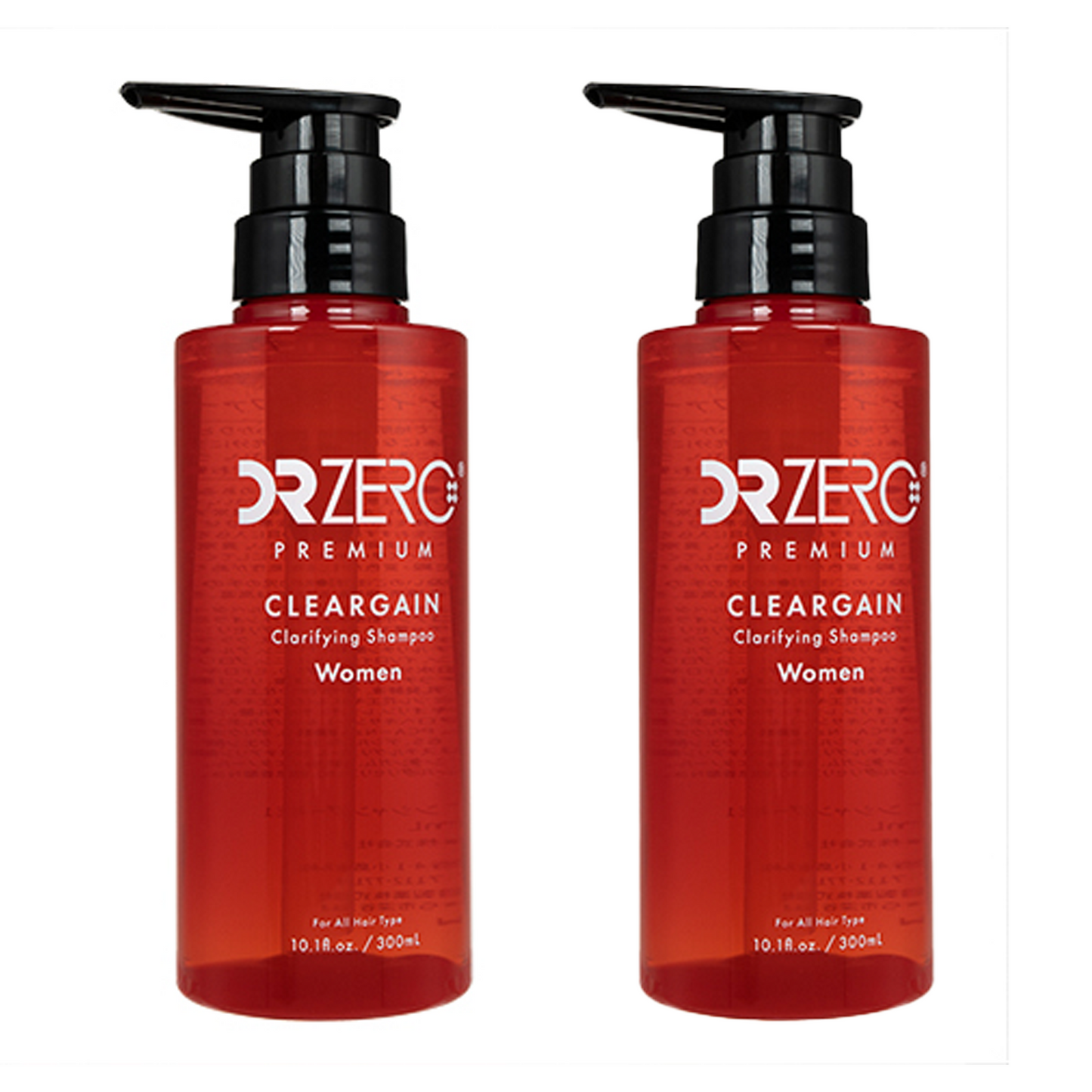 ドクターゼロ クリアゲイン クラリファイング シャンプー (女性用) 300ml 2本