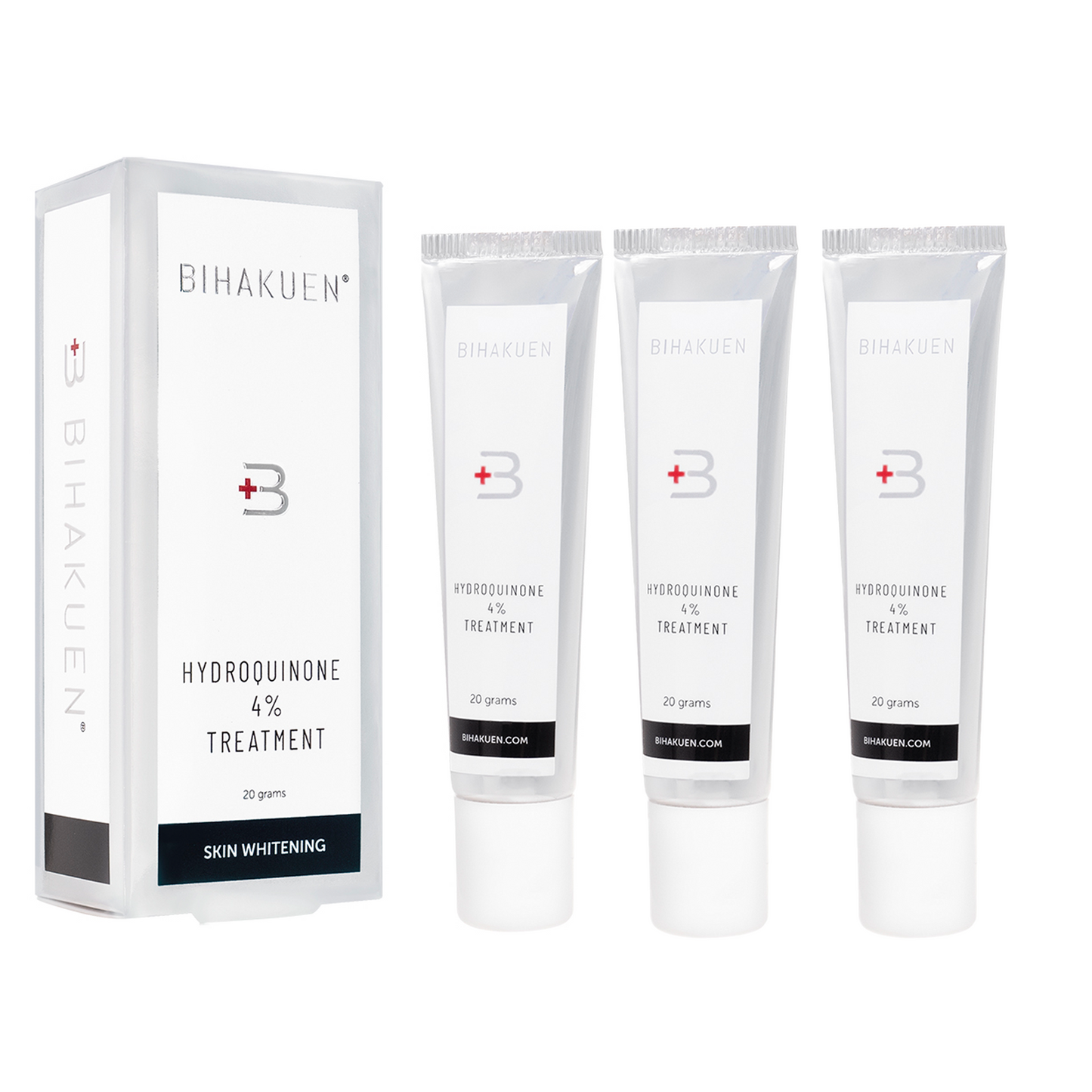 BIHAKUEN ハイドロキノン Hydroquinone 4% Treatment 20g 3本