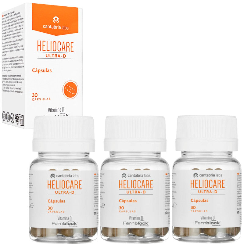 Heliocare ウルトラ D 30錠 3本 日焼け止め カプセル サプリメント