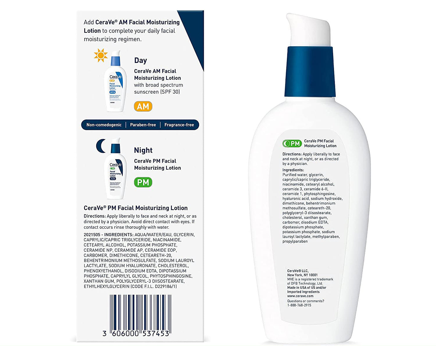 CeraVe セラヴィ PM フェイシャル モイスチャライジング ローション 89ml 2本セット