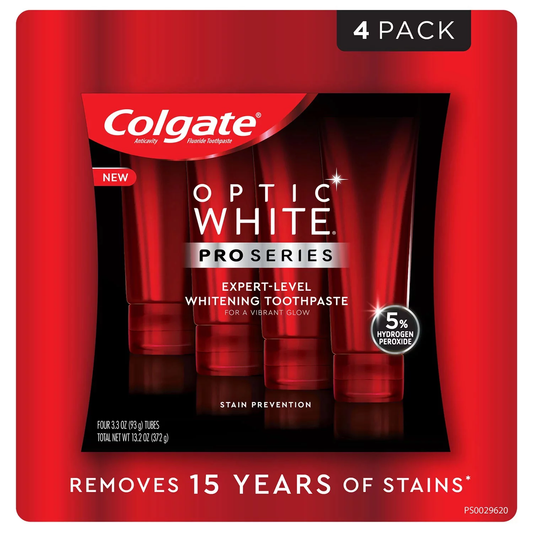 Colgate PRO 過酸化水素5% ホワイトニング 歯磨き粉 4本セット 大容量 93g
